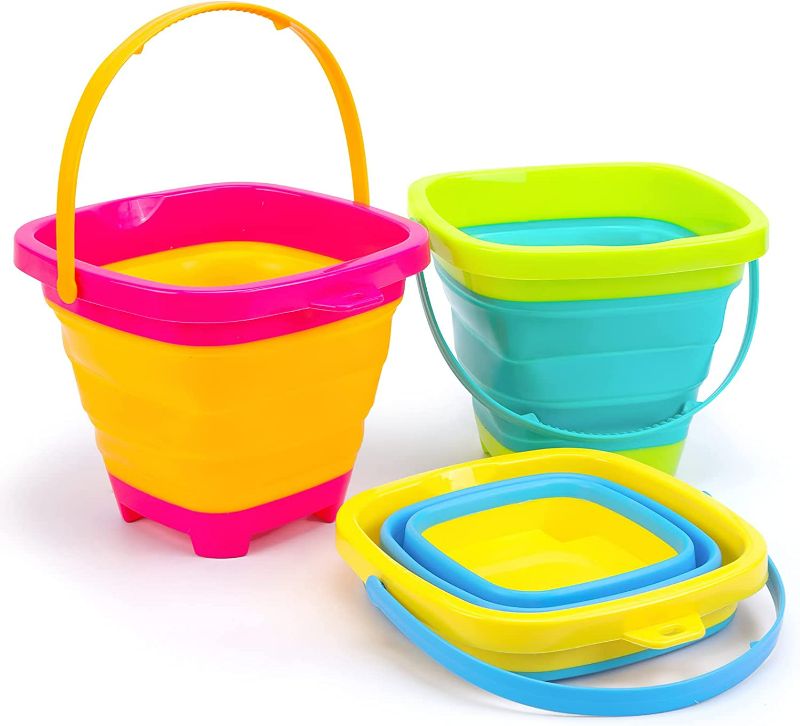 Photo 1 of Shindel 3PCS Foldable Beach Bucket Set, 2L Silicone Collapsible Beach Toy Buckets, Camping Gear, Egg Hunt Game, Easter Party Supplies
Visit the Shindel Store