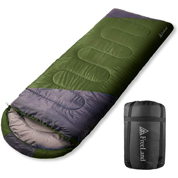 Photo 1 of FreeLand Camping Sleeping Bags-3 Seasons Warm Cold Weather, green