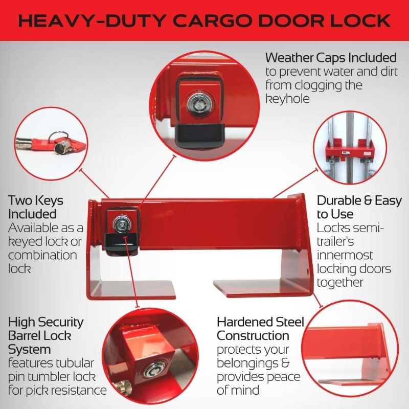 Photo 2 of HDCDL Steel Heavy Duty Cargo Door Lock