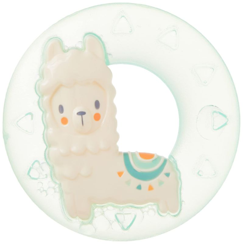 Photo 1 of (2 pack) Itzy Ritzy Water-Filled Teether; Cute 'N Cool Llama Water Teether is Textured on Both Sides to Massage Sore Gums; Can Be Chilled in Refrigerator, Llama