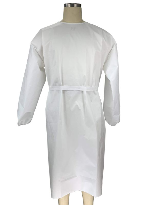 Photo 1 of (4 pack) Disposable Isolation Gown -L