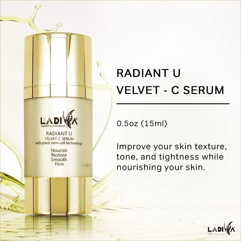 Photo 1 of La Diva - Vitamin C Serum - Anti Wrinkle Facial Serum with Hyaluronic & Salicylic Acid for Moisturizing, & Hydrating Face - Microneedling & Anti Aging Skin Care for Women - 15 ml, 1 Pack