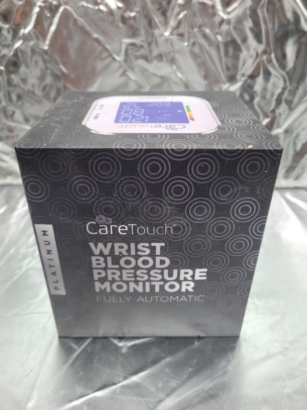 Photo 2 of Care Touch Digital Wrist Blood Pressure Monitor - Blood Pressure Wrist Cuff Size 5.5" - 8.5" - Automatic High Blood Pressure Machine with Batteries and Carrying Case Included