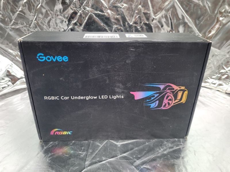 Photo 4 of Govee Underglow Car Lights, RGBIC Under Car Lights with 16 Million Colors and 10 Scene Modes, Smart Car Underglow Lights with App Control, 2 Music Modes LED Lights for Cars, SUVs, Trucks, DC 12-24V