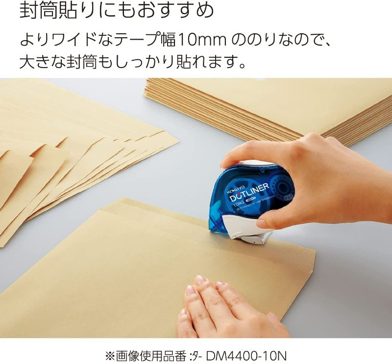 Photo 3 of Kokuyo Tape Glue Dot Liner Long tape, Refill cartridge 5 Pack, D4400-10NX5