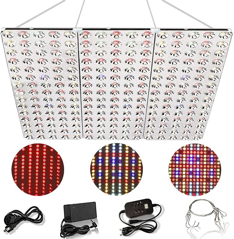 Photo 1 of 1000W Led Grow Light 3x3ft Coverage Upgraded Ultra-Thin Dimmable Full Spectrum Grow Lamps for Indoor Plants LED Grow Hydroponic Growing Light with 225 LEDs