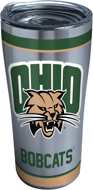 Photo 1 of Tervis Triple Walled Ohio University Bobcats Insulated Tumbler Cup Keeps Drinks Cold & Hot, 30oz - Stainless Steel, Tradition