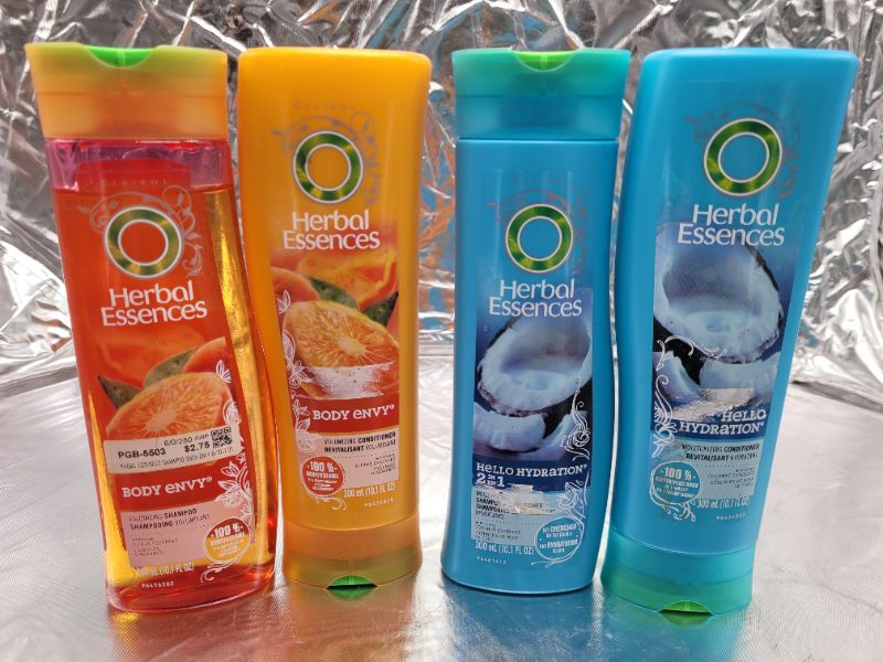 Photo 3 of Herbal Essences Shampoo and Conditioner Bundle: Hello Hydration Deep Moisture 2-in-1 Shampoo & Conditioner, Hello Hydration Moisturizing Hair Conditioner,  Body Envy Volumizing Shampoo and Conditioner 10.1 oz
