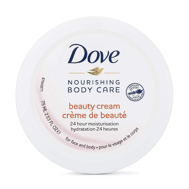 Photo 1 of (7 pcs) Dove Nourishing Body Care Face, Hand and Body Beauty Cream for Normal to Dry Skin Lotion for Women with 24 Hour Moisturization, 3 count 2.53 FL OZ, 2 count 5.07 FL OZ, 2 count 8.4 FL OZ