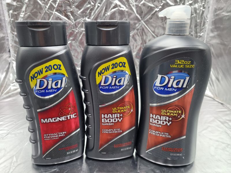 Photo 2 of Dial For Men Body Wash + Hair Ultimate Clean/Magnetic Bundle