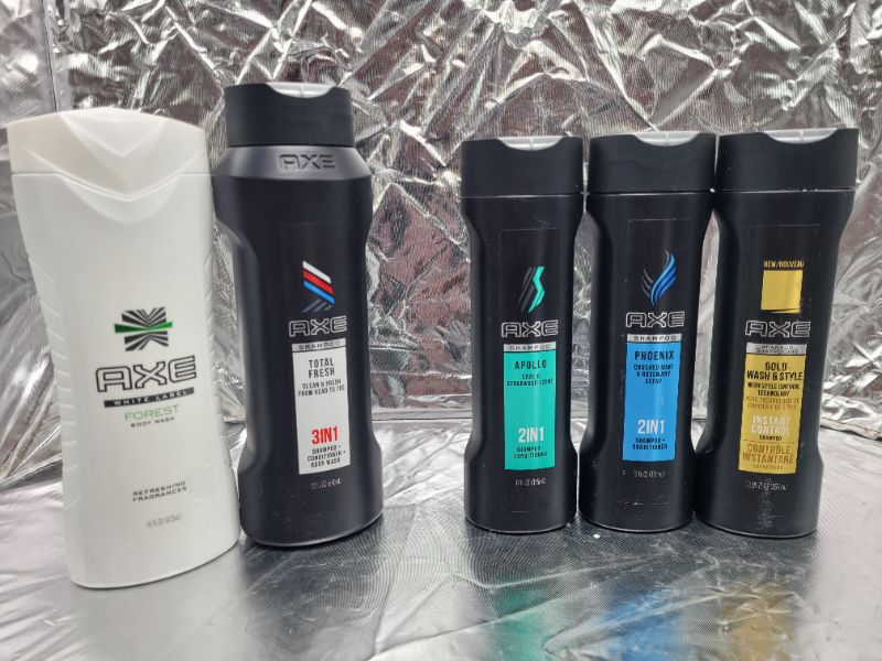 Photo 1 of Axe Shower Essentials Bundle: Shampoo/Conditioner/BodyWash