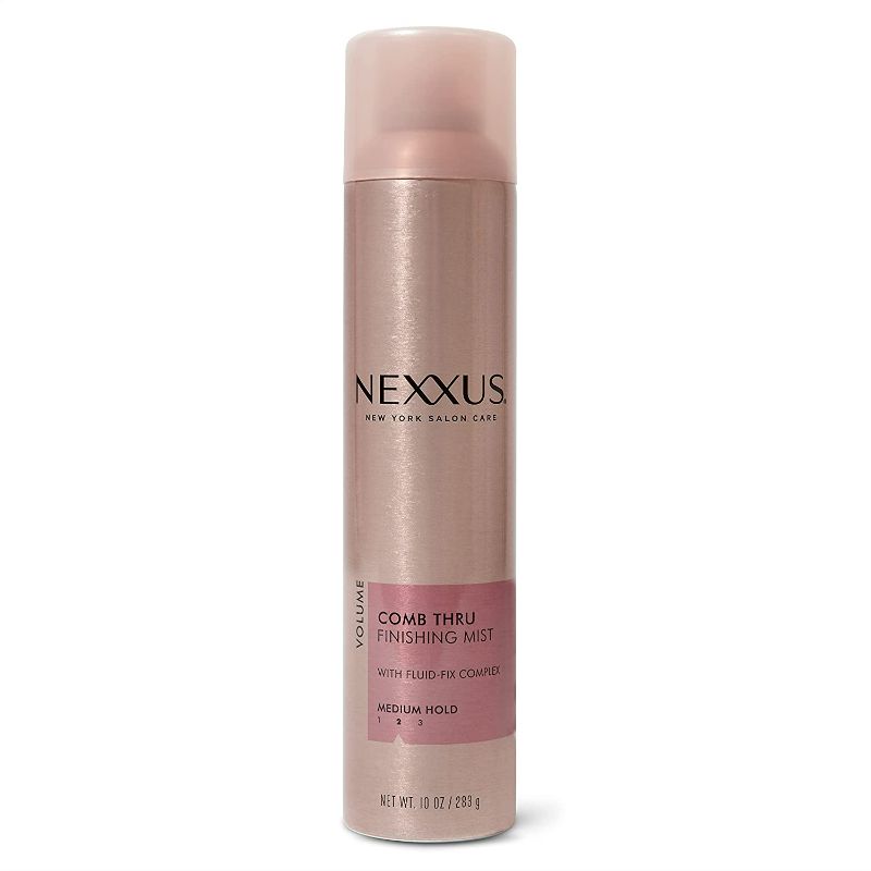 Photo 3 of 2 Count Nexxus Hair Product Bundle: 1 Count Control Maximum Hold Finishing Mist Hair Spray Strong Hold 10 oz |  Comb Thru Finishing Mist Hair Spray, Hair Spray for Volume, Medium Hold Hair Shine Spray 10 oz