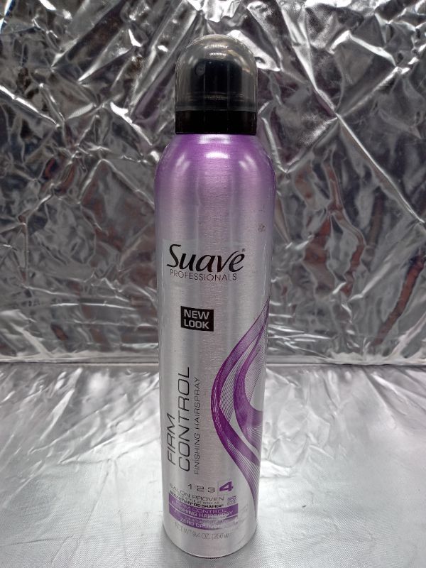 Photo 2 of Suave Professionals Firm Control Finishing Hairspray 24 Hour Hold- 9.4 oz 