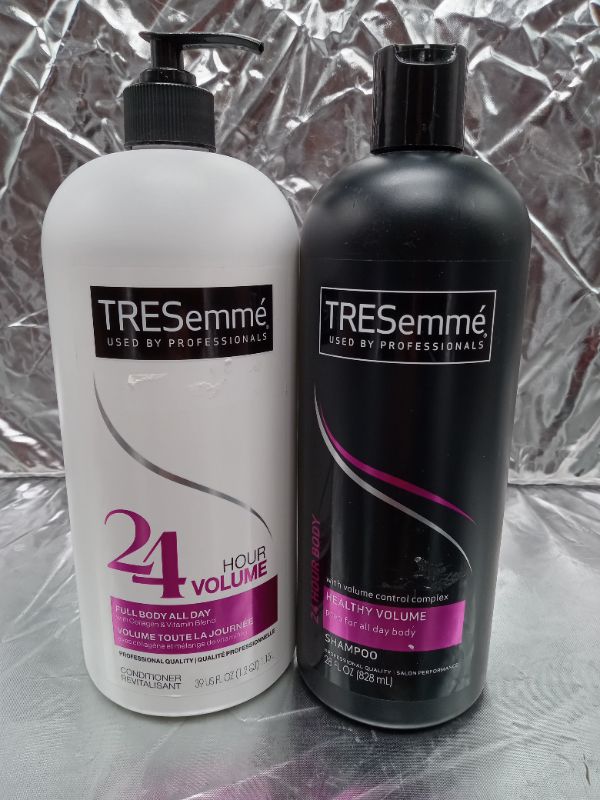 Photo 1 of TRESemme 24 Hour Body Healthy Volume 28oz Shampoo and 39oz Conditioner Set