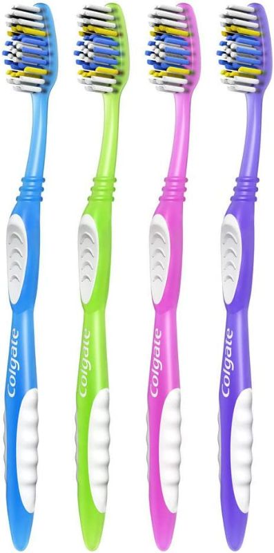 Photo 1 of (Pack of 12) Colgate Extra Clean Toothbrush, Soft Toothbrush for Adults, 1 Count 
