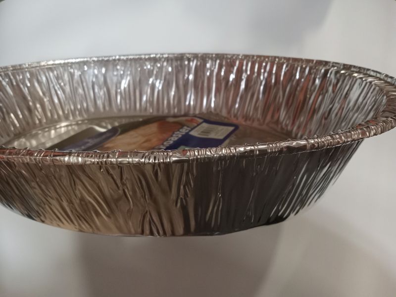 Photo 2 of 5 Count Sterling Large Oval Aluminum Disposable Roaster with No Lid 16.9 x 12.4 x 3.3 in