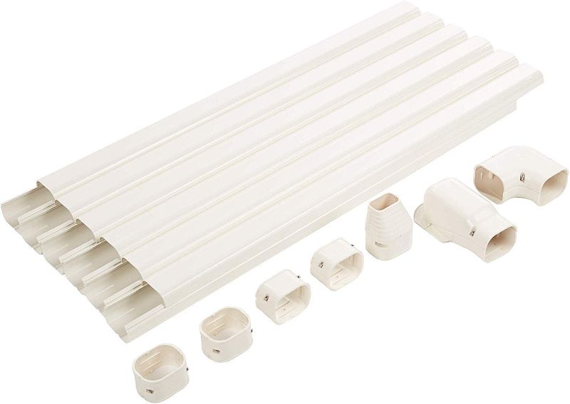 Photo 1 of Senville SENLC-6M 20 Ft. Decorative Line Set Cover Kit for Mini Split Air Conditioners 3"