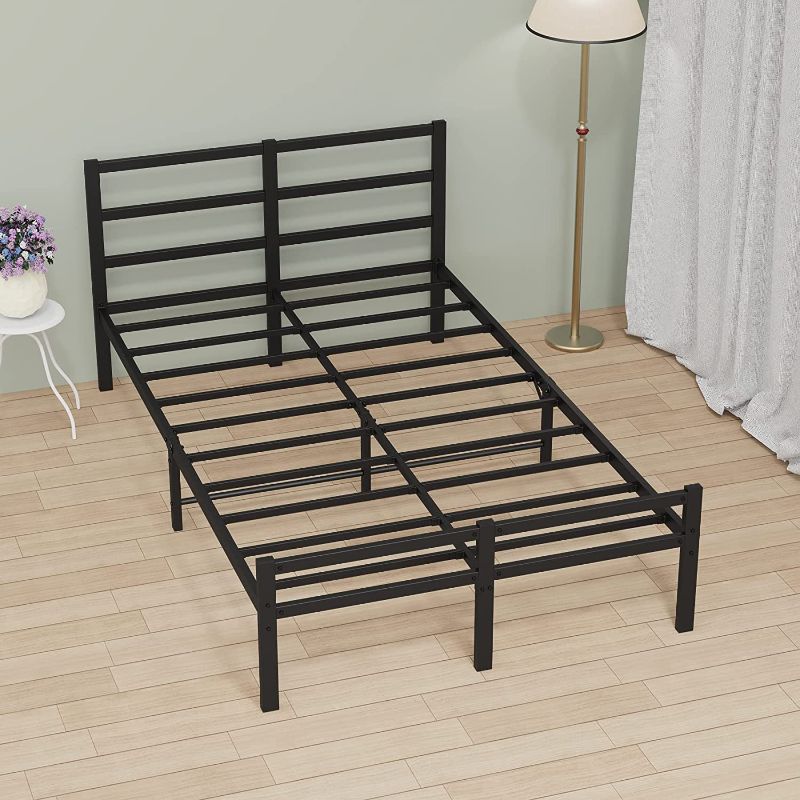 Photo 1 of Musen Full Bed Frame with Headboard and Footboard model bf02-f-m packaging 41w x 11.22 Dx 6.3h 