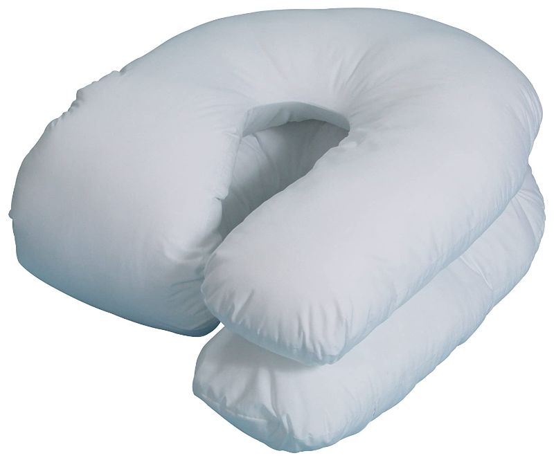 Photo 1 of Leachco Snoogle Loop Pregnancy/Maternity Contoured Fit Body Pillow, Ivory , 60" L x 23" W x 8.5" D