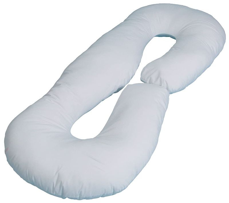 Photo 2 of Leachco Snoogle Loop Pregnancy/Maternity Contoured Fit Body Pillow, Ivory , 60" L x 23" W x 8.5" D
