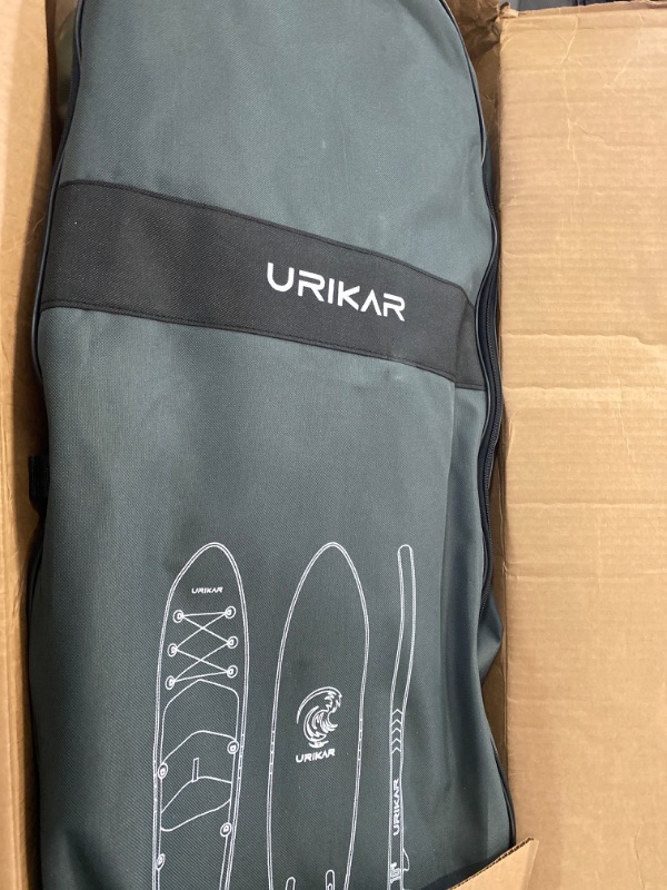Photo 3 of Urikar Inflatable Paddleboard with Premium Accessories Set-Pump, Carrier, Waterproof Dry Bag