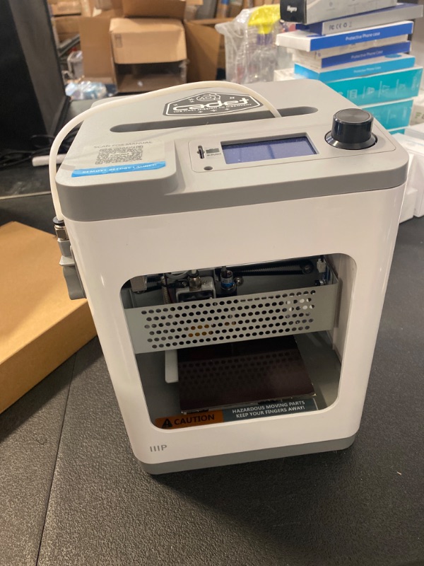Photo 3 of Monoprice - 140108 MP Cadet 3D Printer, Full Auto Leveling, Print Via WiFi, Small Footprint Perfect for a Desktop, Office, Dorm Room, or The Classroom