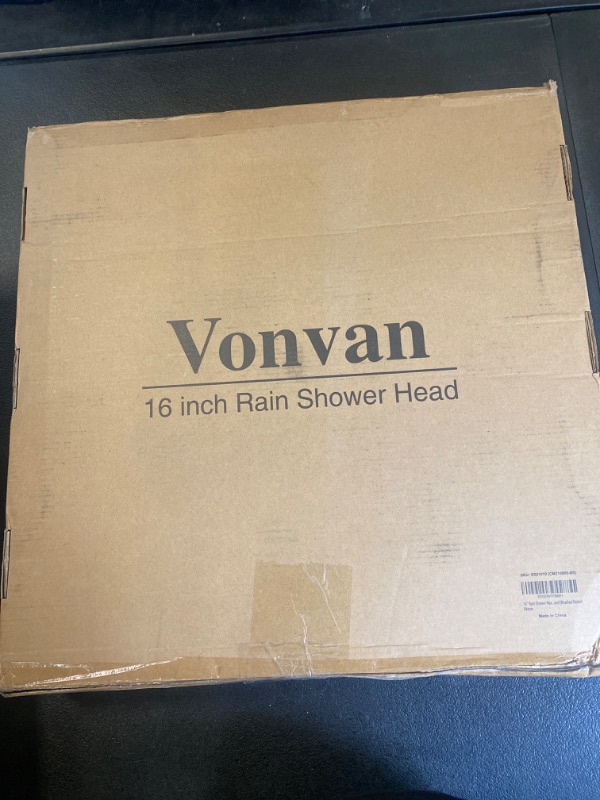 Photo 4 of Vonvan ??'' Rain Shower Head, California Compliant 1.8 GPM Shower Heads High Pressure, Large Brushed Nickel Square Shower Head, Easy Install Rainfall Shower Head with Anti-Clogging Silicone Nozzles