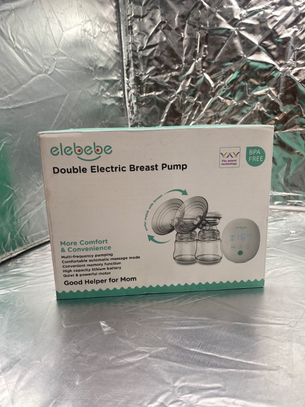 Photo 1 of Elebebe Double electric breast pump more comfort and convenience bpa free