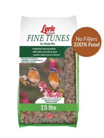 Photo 2 of Fine Tunes Wild Bird Seed - No Waste Bird Food Mix - 15 lb. Bag