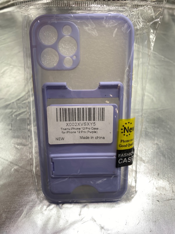 Photo 3 of NARRU IPHONE 12 PRO CASE PURPLE, CARD HOLDER