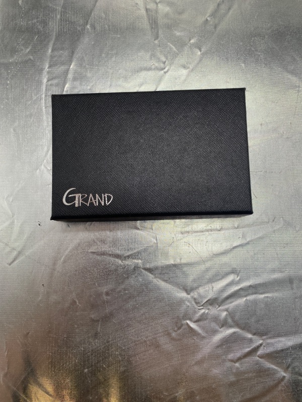 Photo 4 of  GRAND Carbon Fiber Wallet For Men | Black, Rigid, Slim, Minimalist Wallet | Card Holder with Aluminum Metal Money Clip