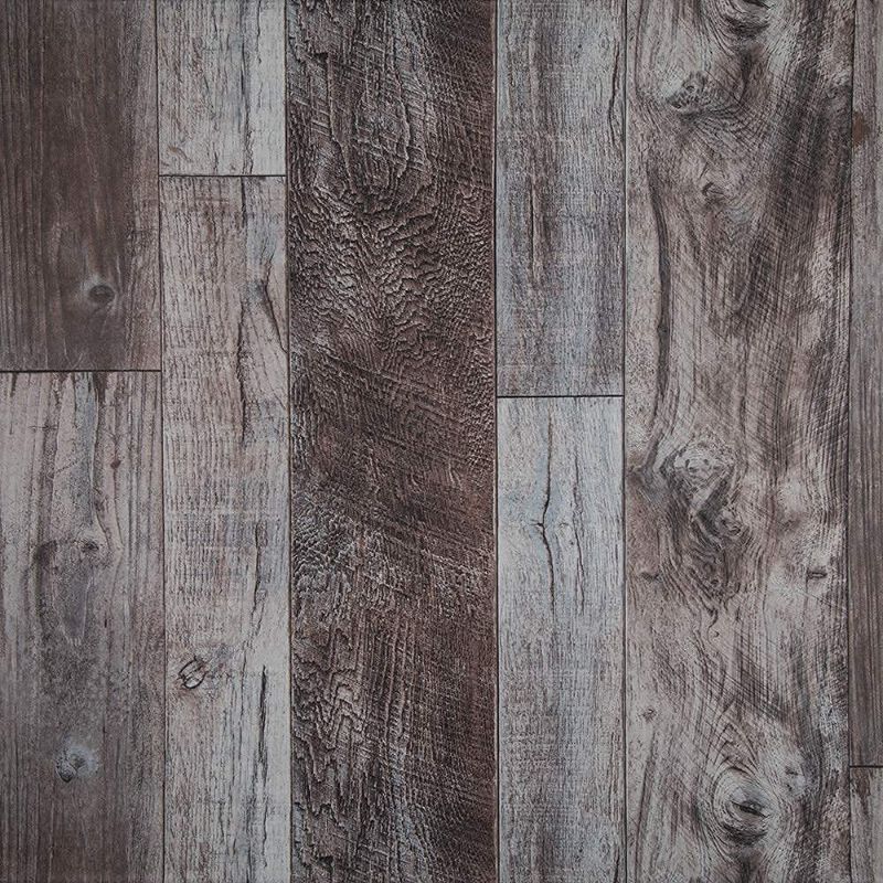 Photo 1 of LXCREAT Gray Wood Wallpaper Peel and Stick Wallpaper Easy to Clean Renovate Furniture  Self-Adhesive Wallpaper Removable Vinyl for Home Decoration