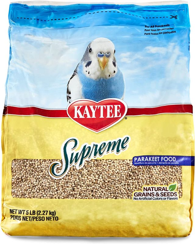 Photo 1 of Kaytee Supreme Bird Food For Parakeets, 5-Lb Bag