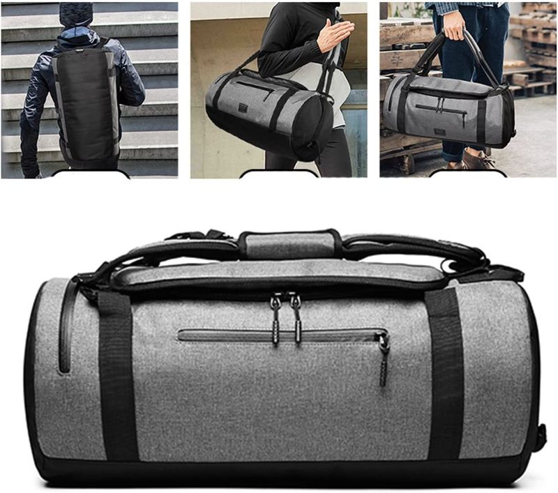 Photo 2 of Travel Duffel Bag with Shoe Compartment, Dorfly Durable Carry on Sports Gym Bag with Wet Pocket, Water Resistant Overnight Underseat Travel Bag Camping Driving Tours, Swim Workout Fitness