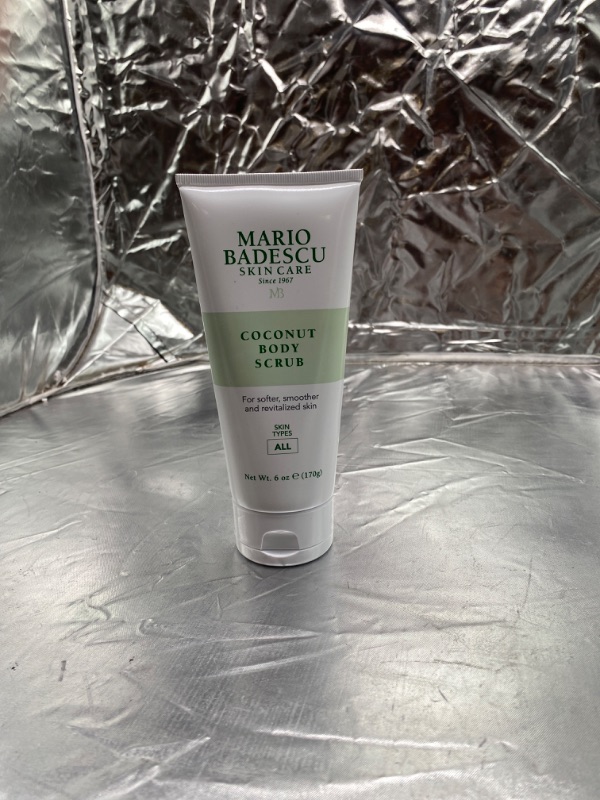 Photo 2 of Mario Badescu Coconut Body Scrub for All Skin Types | Body Scrub that Softens and Smoothes |Formulated with Niacinamide & Salicylic Acid| 6 OZ