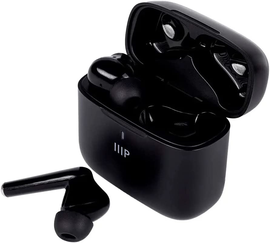 Photo 1 of Monoprice Horizon ANC True Wireless Earphones with ANC, Qualcomm QCC3040 Bluetooth 5.2, 4 Mics, CVC 8.0, Adaptive aptX, AAC, Gaming Low Latency Mode, Sweatproof, Charging Case