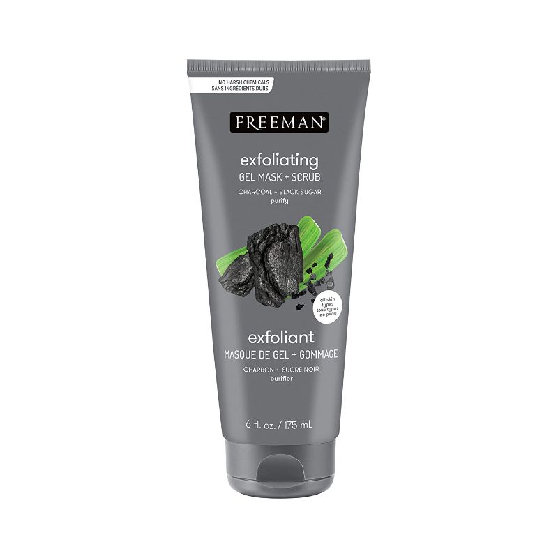 Photo 1 of FREEMAN Polishing Charcoal & Black Sugar Facial Gel Mask, Purifies Skin, Not Over-Drying, Polishing Face Mask, Exfoliating, Removes Dead Skin, Skin Types, 6 fl.oz./ 175 mL Tube 2 PACK
Visit the FREEMAN Store