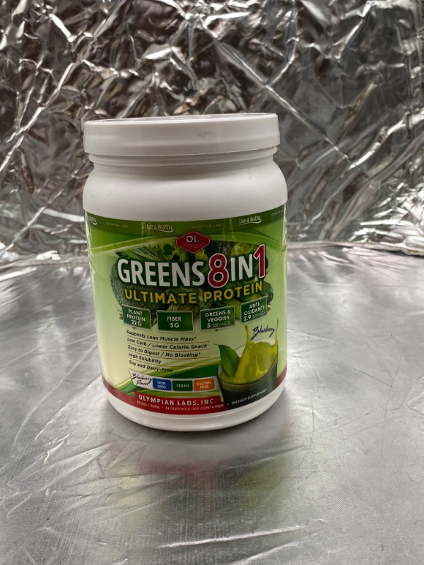 Photo 2 of Olympian Labs Ultimate Greens Protein 8 in 1 1.36 Pound (Pack of 1)