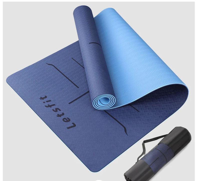 Photo 2 of Letsfit Non Slip Yoga Mat with Dual Layers
