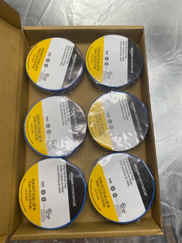 Photo 2 of AmazonCommercial Vinyl Electrical Tape