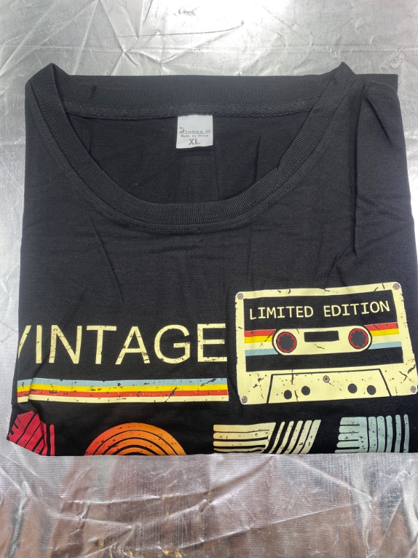 Photo 2 of Vintage 1978 T Shirts for Men 45th Birthday Gifts for Men T-Shirt ( size XL) 