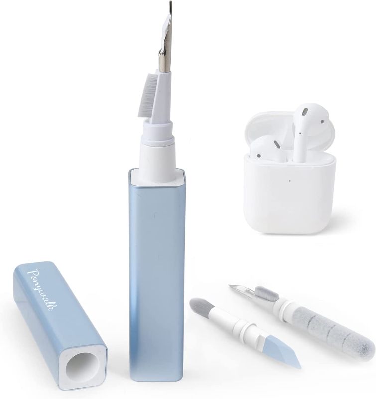 Photo 1 of  Cleaner Kit for Airpods, Decompression Design Aluminum 5 in 1 Cleaning Kit, for Airpods, for iPhone, for Camera, for Lego, for VR  look at photo