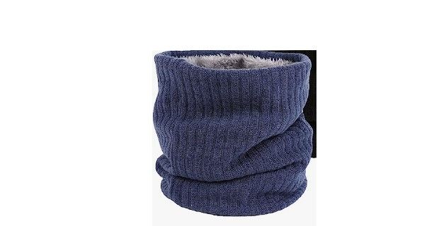 Photo 1 of Winter Scarf Neck Warmer Gaiter - Knit Scarves Warm Windproof Fleece Ski Face Mask Tube Circle 