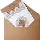 Photo 1 of 25-Pack Rustic Wedding Invitations by Picky Bride, Lace Pocket Laser Cut Invitation Cards for Wedding/Bridal Shower, Pearl Decoration, Kraft Paper Envelope Included 5.25x7.25” - Set of 25