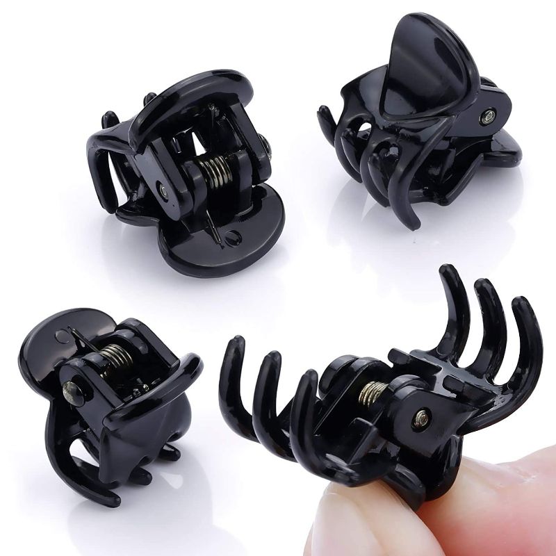 Photo 1 of 100 Pcs Small Mini Hair Clips Claw Hair Clamps for Women Girl's Hair 2 pack 