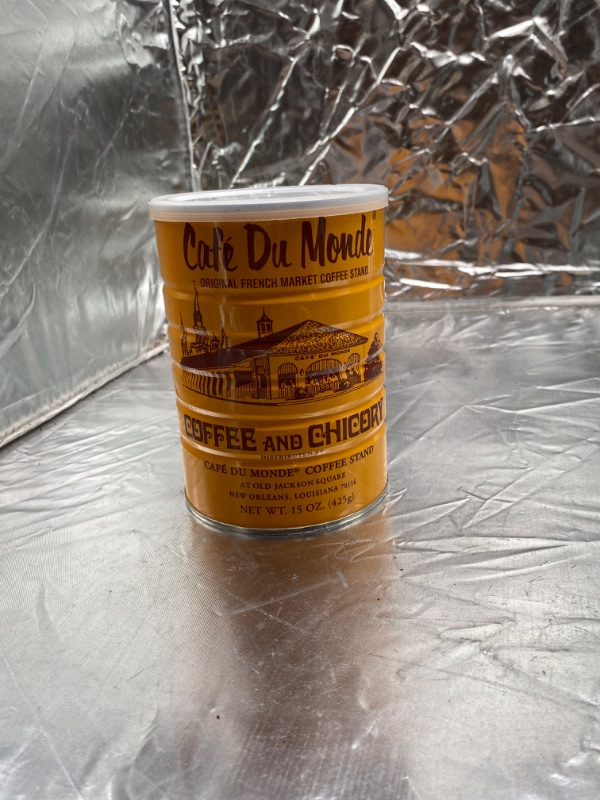 Photo 2 of Half a Dozen Cans (6 Cans) of Coffee Du Monde - 15 oz. cans Basic