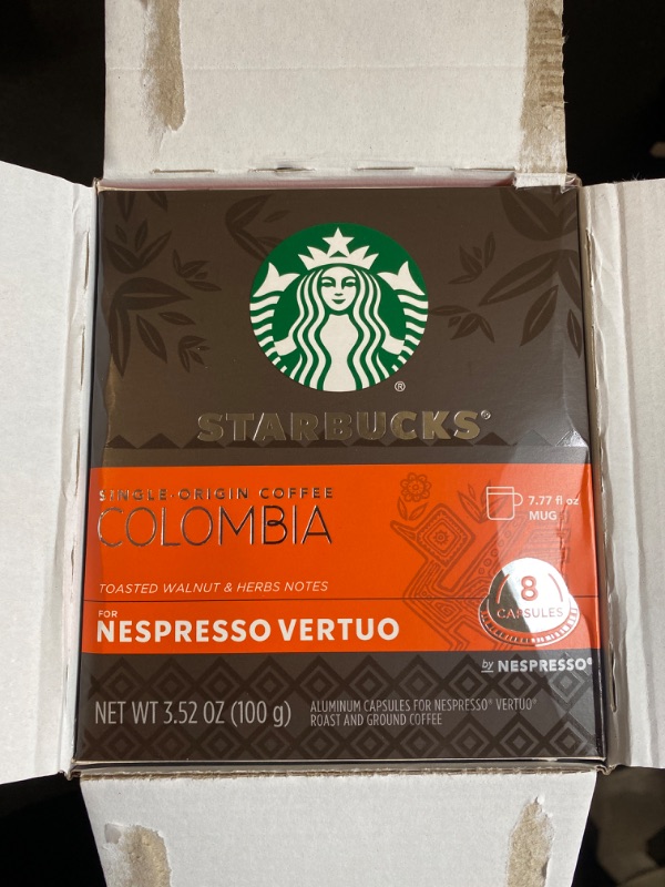 Photo 2 of Starbucks by Nespresso Medium Roast Single-Origin Colombia Coffee (32-count single serve capsules, compatible with Nespresso Vertuo Line System)