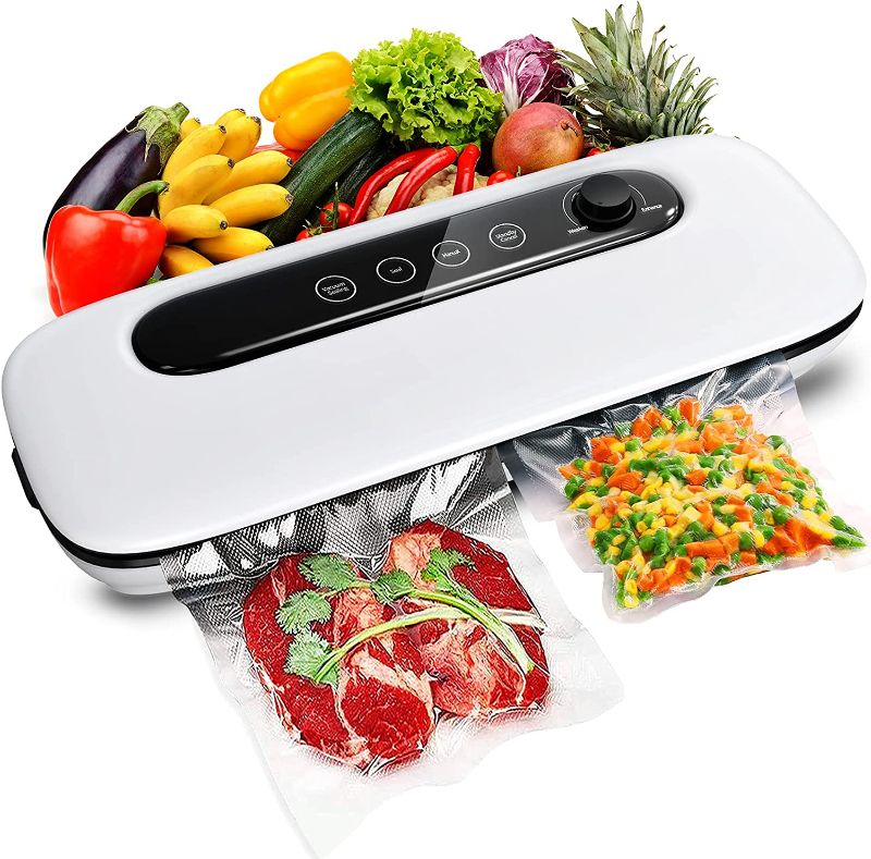 Photo 1 of Vacuum Sealer Machine, Vacuum Sealers Powerful Air Sealing -60Kpa Adjustable Strong Suction LED Touch-Screen Automatic Food Sealer with Vacuum Sealer Bags