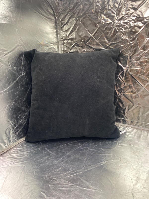 Photo 2 of Black Woven Pillow