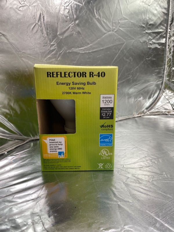Photo 1 of 2pack of reflector R-40 , energy saving bulb , 120V 60HZ 2700k warm white light bulb ,1200 lumens  
